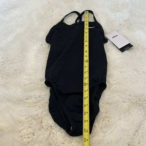 Nike  Hydrastrong Black One Piece Swimsuit