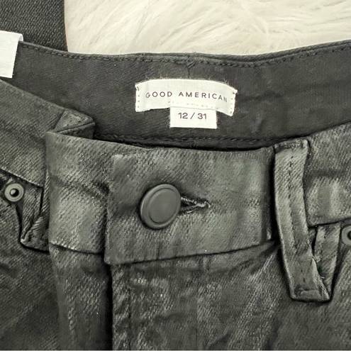 Good American  Coated Good Classic Jeans