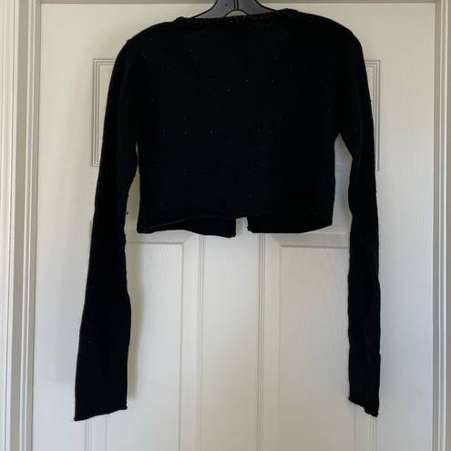 DKNY  Wool Cropped Long Sleeve Cardigan GUC