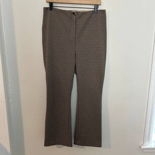 Tuckernuck  - Ashford High Rise Cropped Kick Hem Houndstooth Pants Business Career