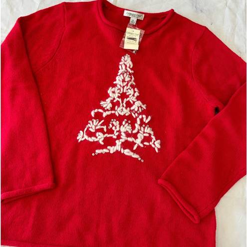 Coldwater Creek  Christmas tree sweatshirt ✨