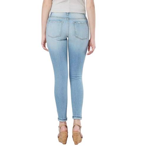 KanCan USA Kancan  Nora Mid-Rise  distressed Ankle Skinny Stretch Jeans light wash size 29