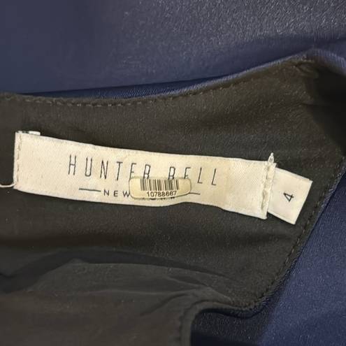 Hunter Bell  PORTER Navy Blue Cutout Sides Polyamide Size 4