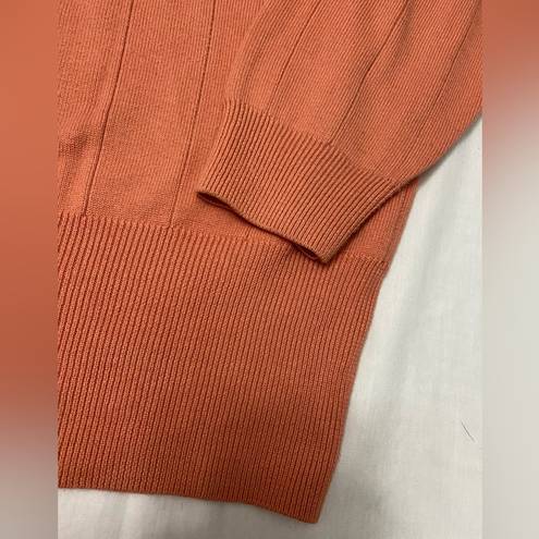 Dress Barn  Orange Mock Neck Sweater