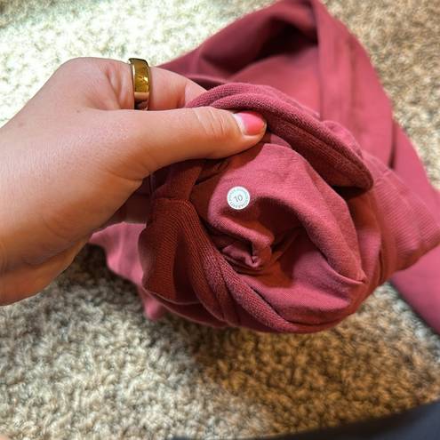 Lululemon  Scuba Joggers Fleece Size 10 Maroon