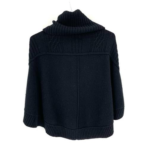 All Saints Marquis Pullover Heavy Knit Lambs Wool Sweater Shrug Poncho