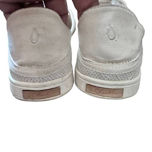 Olukai  Pehuea LI White Sneaker Lace Shoe Women's US Size 7‎ EUR 37