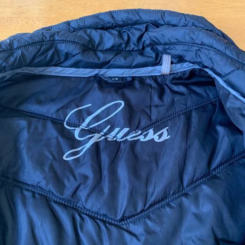 Guess  Water Resistant Chevron Quilted Puffer Jacket, Size L