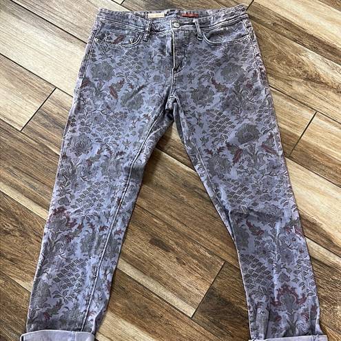 Pilcro  lilac purple patterned jeans