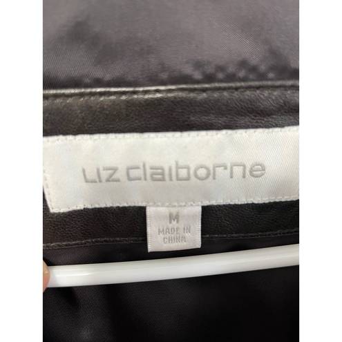 Liz Claiborne Women’s Leather Jacket Size Medium 