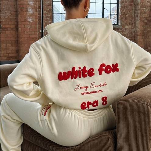 White Fox Boutique  Era 8 Oversized Hoodie Cherry Cream XS/S