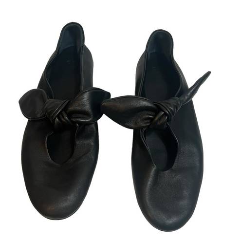Krass&co  Bow Leather ballet Flats black Sz 39