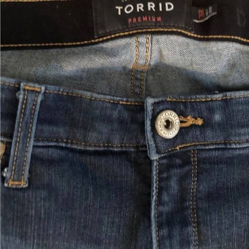 Torrid  Sky High Skinny Stretch Jean Blue Size 26R Casual Weekend Plus Size