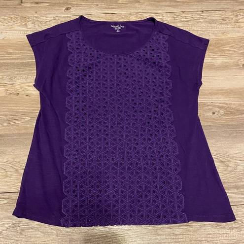 Coldwater Creek Purple Design Women’s T-shirt