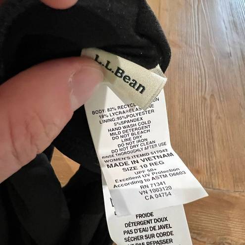 L.L.Bean  Size 10 Black Swim Bikini Bottoms