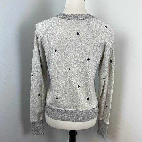 n:philanthropy NEW  Polka Dot Sweatshirt Heather Gray Small