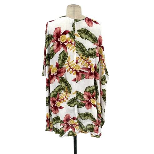 Show Me Your Mumu  Kimono in Aloha Bloom Cloud Print Tropical Size Small