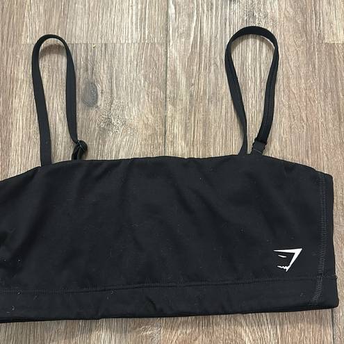 Gymshark  Bandeau Sports Bra Small with spandex fraying shown in pic