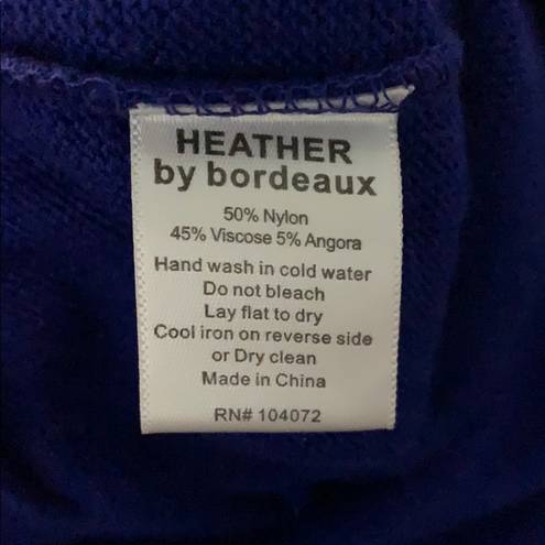 Bordeaux Heather by  Oversized Hi Low Sweater 18PE