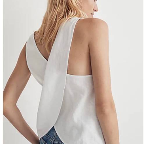 Madewell 100% Linen Crossback Top