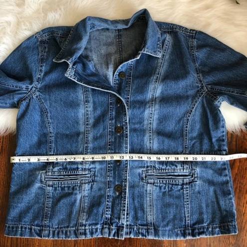 New Direction 90s Vintage Denim Jean Jacket 