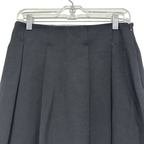 Emporio Armani  Black Wool Pleated Skirt S‎