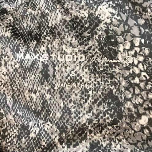 Max Studio NWT  Snake-Print Active Leggings Small