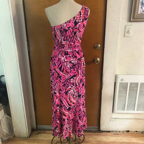 Lilly Pulitzer Lily Pulitzer summer dress. “Monico” one shoulder dress