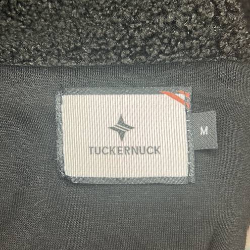 Tuckernuck  Rollins Teddy Fleece Pullover Black New Size Medium