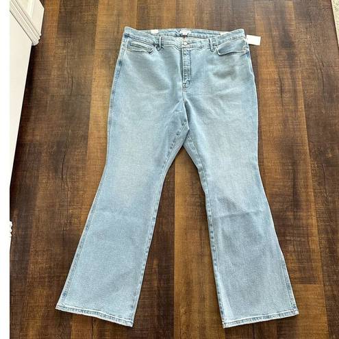 Good American NWT  Good Curve High Waist Bootcut Jeans Size 22