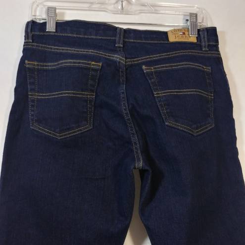 Tommy Hilfiger Tommy Jeans Dark Blue Flare Leg Y2K Low Rise Size 9