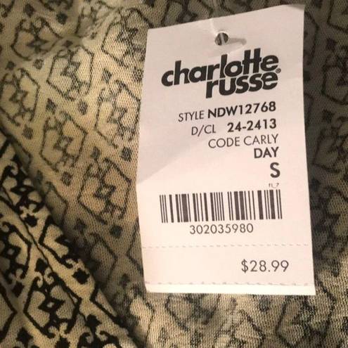 Charlotte Russe NWT Code Carly cotton crossover dress