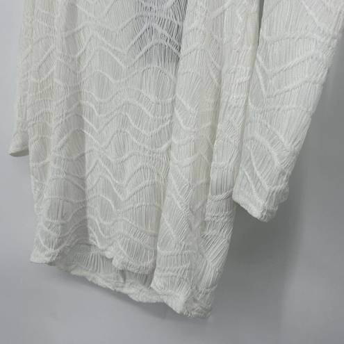 Pretty Little Thing NEW  White Off The Shoulder Bodycon Dress Long Sleeve Sz 8