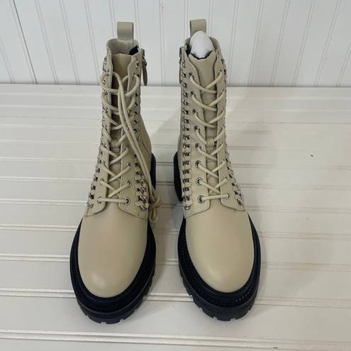 Rebecca Minkoff NWT  Women’s Edie Chain Lug Sole Boot Boots Lace Up Chunky Size 9