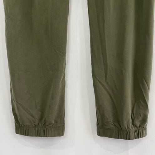 Treasure & Bond New  Soft Modal Knit High Waist Joggers Olive Sarma