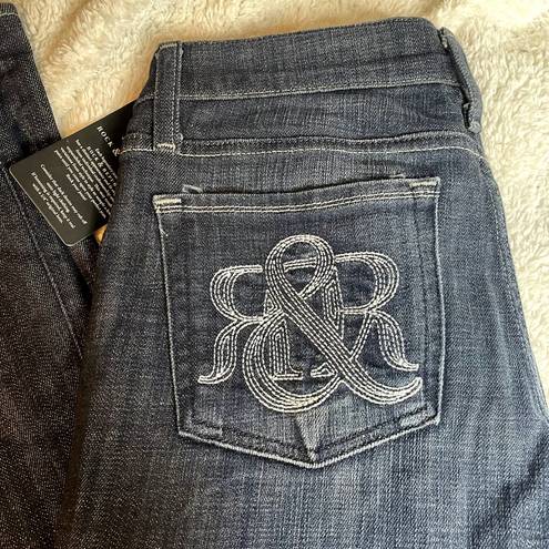 Rock & Republic  Kassandra Low Rise Bootcut Rattle Blue Jeans NWT Cowgirl 29