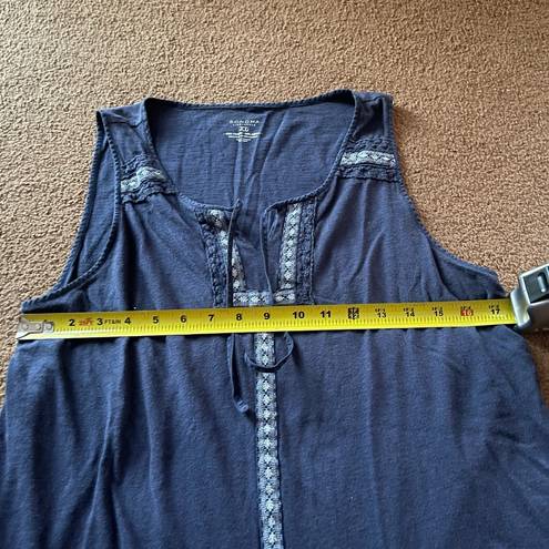 Sonoma blue tank top XL