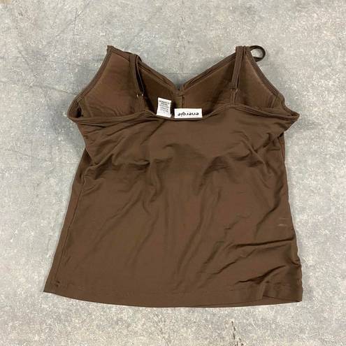 Energie  Brown Molded Cup Tank Top Cami