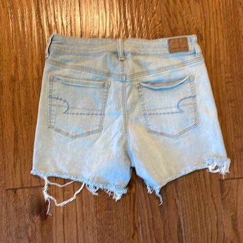 American Eagle  high rise shortie cutoff jean short 10