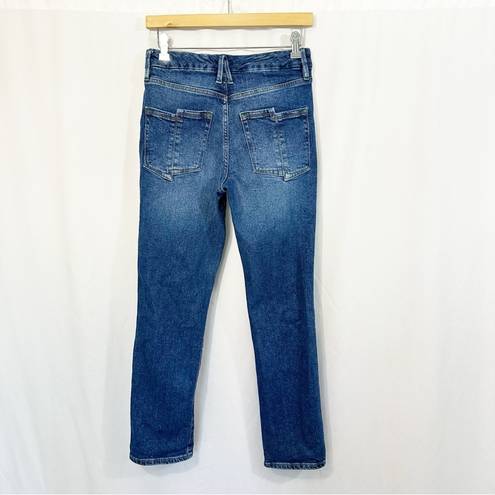 Good American  Good Classic Straight Leg Jeans in Blue280