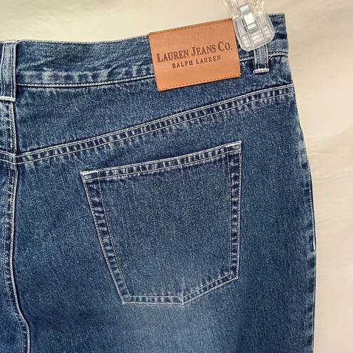 Krass&co Lauren Jeans  Straight Leg Womens Jeans Size 16 Medium Wash New Denim