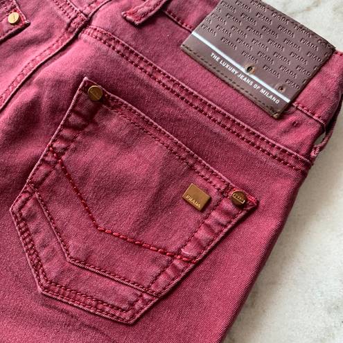 Prada Authentic Jeans in light maroon ♥️ Size W 26