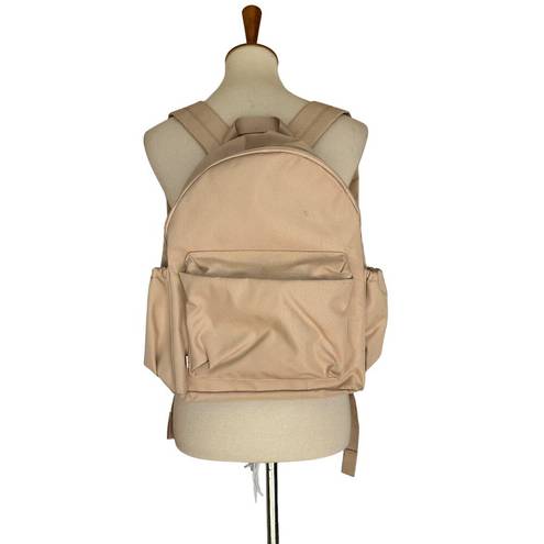  BEISICS Backpack Beige Canvas Trolly Pass Through Vanilla Girl 12x15x6