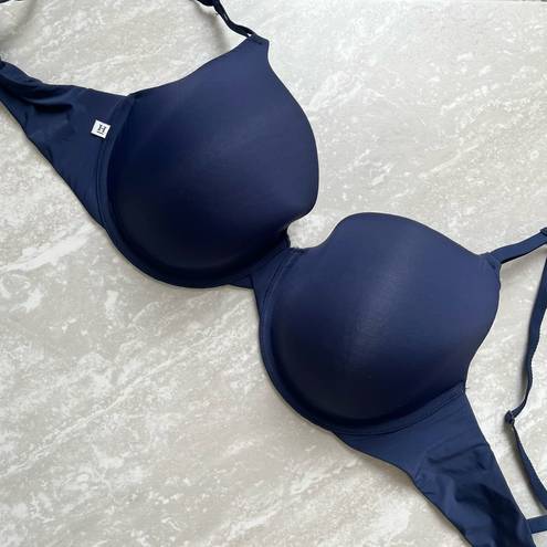 Harper [ Wilde] Base T-Shirt Bra Lightly-Lined Underwire Bra in True Blue