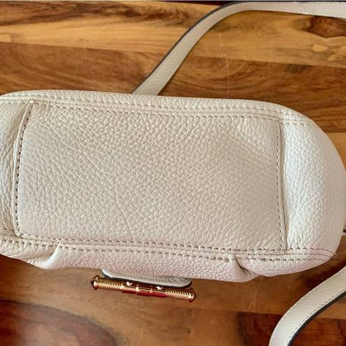 Aimee Kestenberg  Small Ivory Leather Crossbody