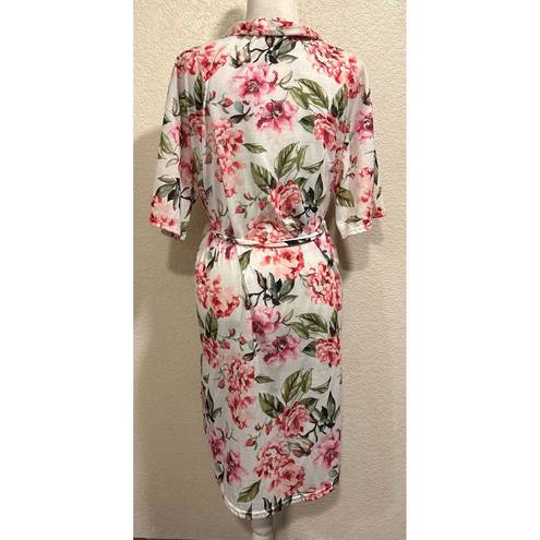 Show Me Your Mumu Floral White/pink House Robe