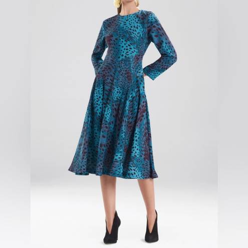 Natori  Cheetah Print Crepe Dress Size 4