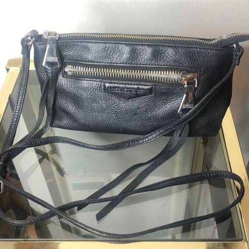 Aimee Kestenberg black madid leather crossbody bag