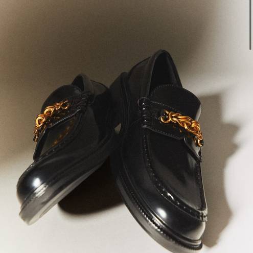 Mango New  Chain loafers