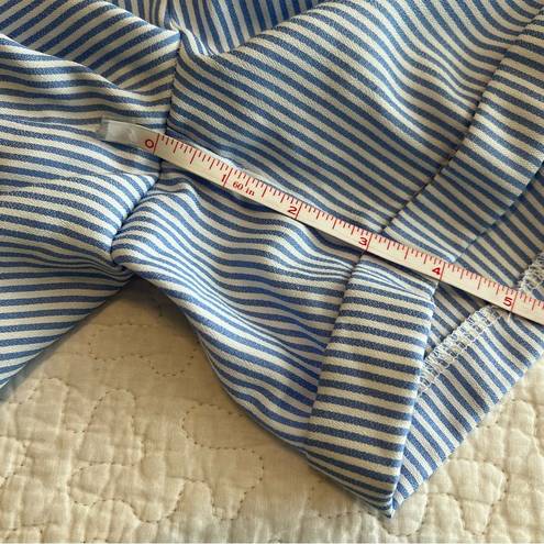 Umgee  Women’s Blue White Striped Boxer Shorts Large